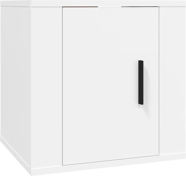 vidaXL TV-Wandschrank in Weiß für Wohnzimmer und Schlafzimmer, B/T/H: 40 x 34,5 x 40 cm - Bild 1
