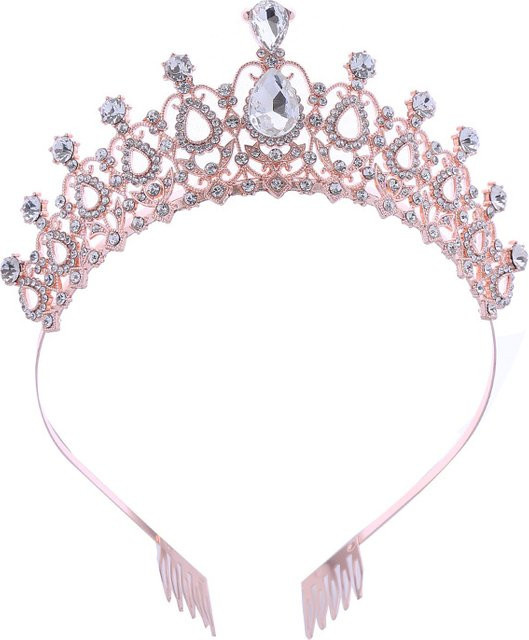 FirstStar Diadem, Roségold, Kristall, Damen - Bild 1