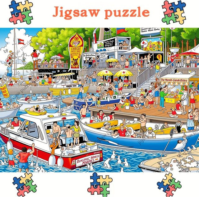 AZNM Puzzle, Bunt / Mehrfarbig, für Erwachsene - Bild 1