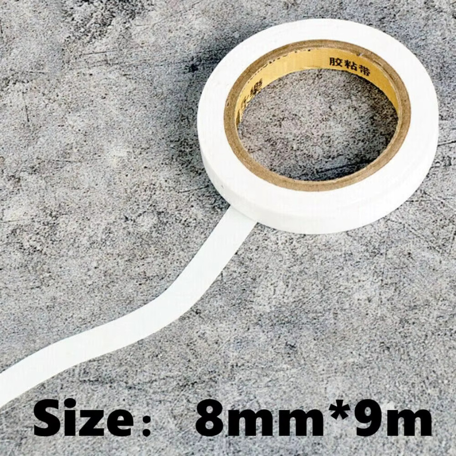 2 Stück Masking Tape für Kurven zum Lackieren von Tamiya RC Modellautos in Weiß - Bild 2