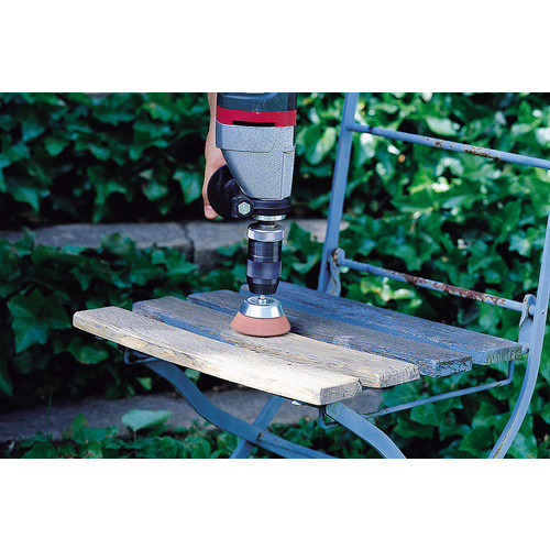 Wolfcraft Topfbürste aus Nylon in Rot mit Ø: 65 mm für Winkelschleifer - Bild 3