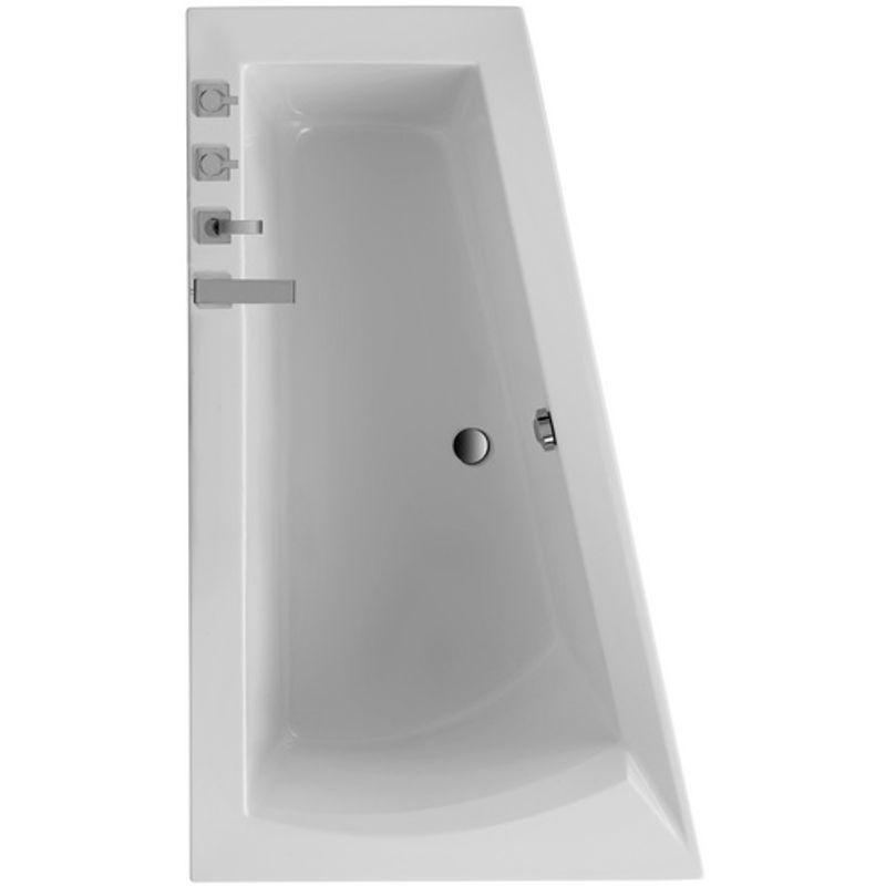 OTTOFOND Badewanne Galia I, asymmetrisch, weiß, B/T/H: 160 x 100 x 67,5 cm - Bild 2