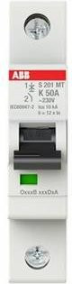 ABB S201MT-K50 Sicherungsautomat 50A 230V MCB in Weiß - Bild 1