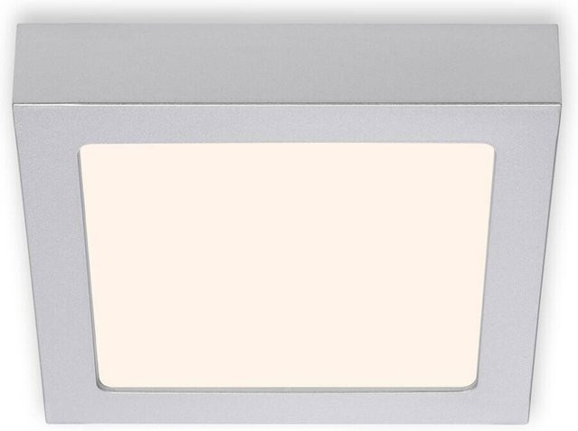GLOBO LED-Deckenleuchte Fire Chrom aus Metall, B/H/T: 17 x 3,2 x 17 cm - Bild 1