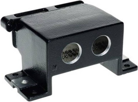 Harting Sockelgehäuse 19400160922 in Schwarz aus Aluminium - Bild 1
