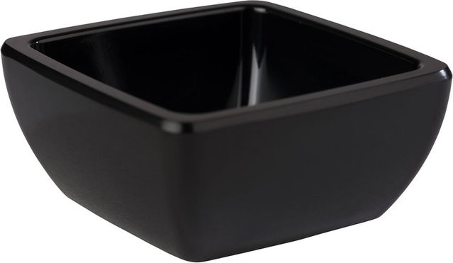 APS Schale FRIENDLY aus recyceltem Kunststoff, eckig, schwarz, 6 Stück, 50 ml, B/T/H: 6,5 x 6,5 x 3 cm - Bild 1