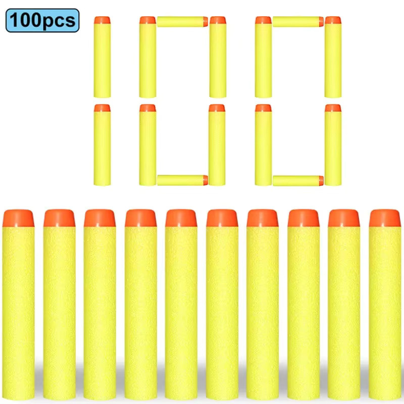 Nerf Nachfüllpack, Schaumstoff-Darts, 100 Stück, 7,2 cm, Blau - Bild 2