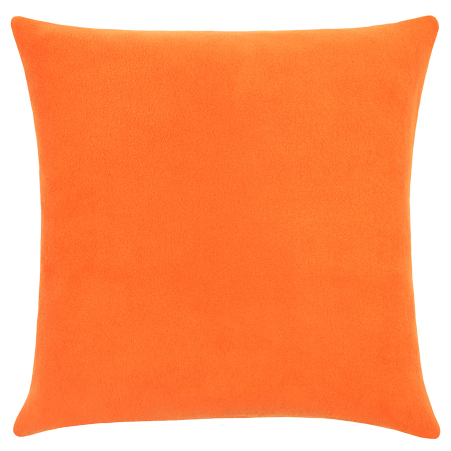 Zoeppritz Soft-Fleece Kissenhülle Orange, quadratisch, B/B: 40 x 40 cm - Bild 1