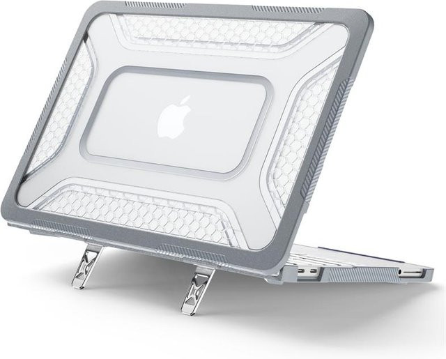 Stoßfeste Laptoptasche mit Ständer für Apple MacBook Pro 14 in Grau - Bild 1