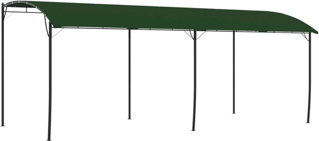 vidaXL Pavillon aus Aluminium und Polyester in Grün, B/T/H: 600 x 300 x 255 cm - Bild 1