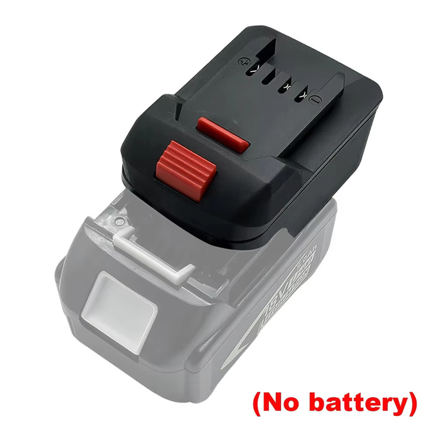 Adapter-Konverter für Makita 18 V Li-Ionen-Akkus auf Dewalt, Milwaukee und Parkside X20V Li-Ion Werkzeuge in Schwarz - Bild 3