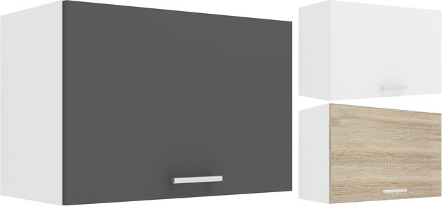 VCM Esilo Hängeschrank für die Küche mit Klapptür, Weiss, B/H/T: 60 x 40 x 31 cm - Bild 2