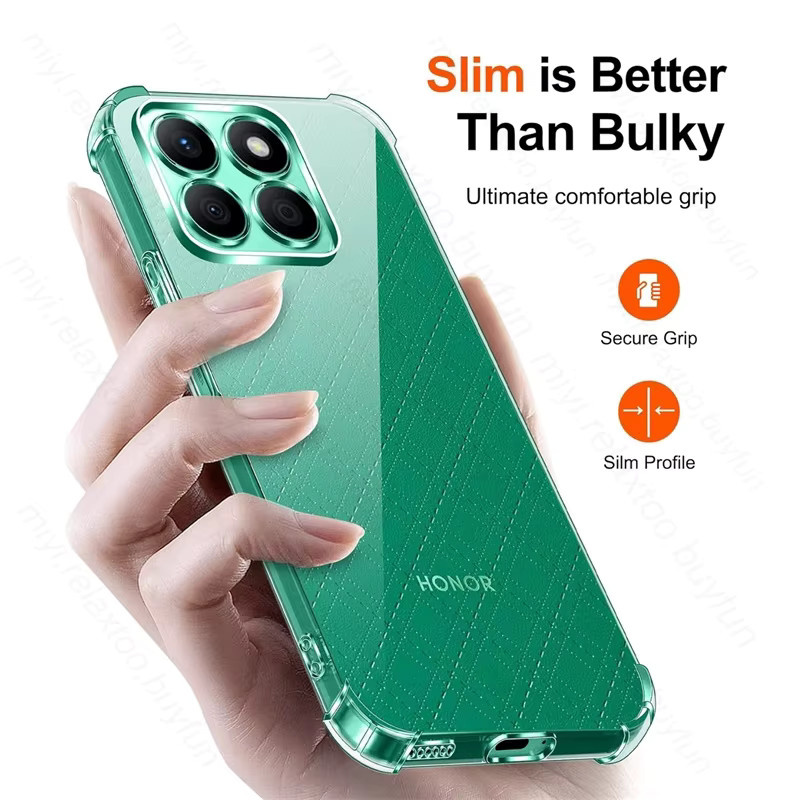 Honor 200 Smart 5G Clear Case – Ultradünne und stoßfeste TPU-Schutzhülle in Transparent - Bild 1