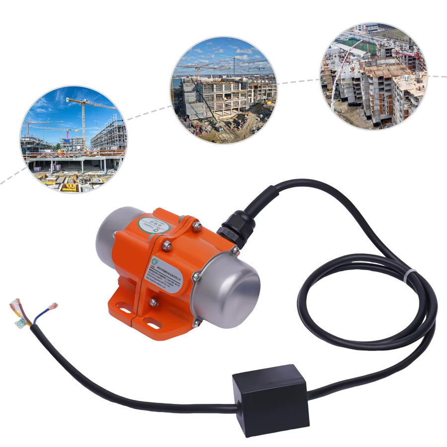 CNCEST Asynchroner Vibrationsmotor 1-Phasen-Vibrator 220 V in Orange - Bild 4