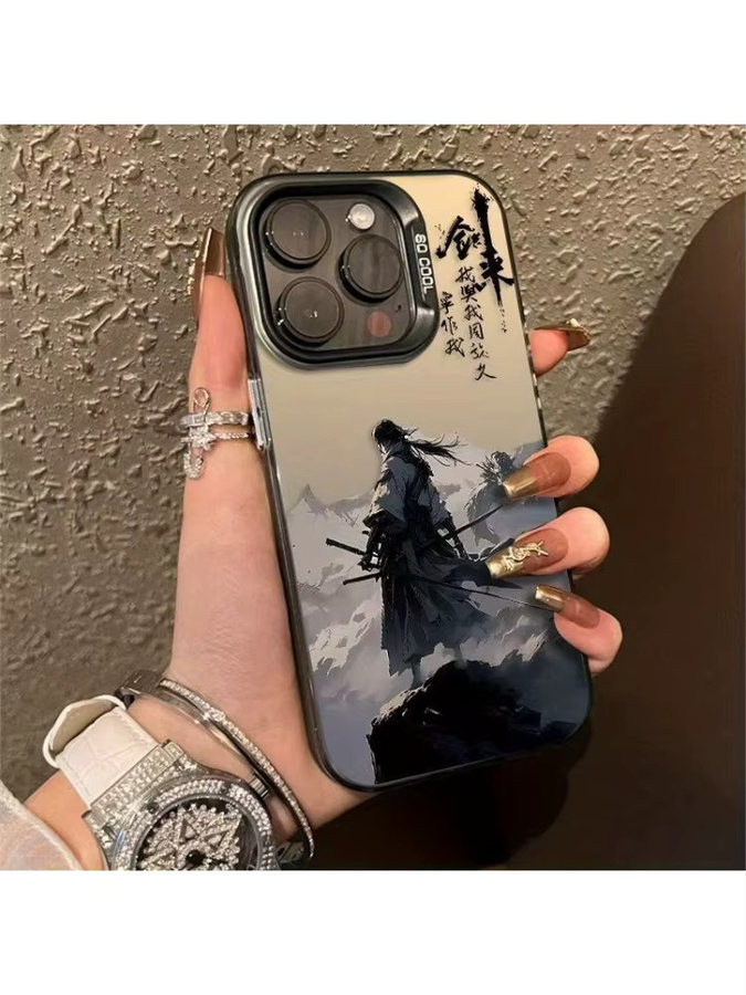 Chinesische Held Schutzhülle für Apple iPhone 16 15 14 13 12 11 Pro Max Plus in Multicolour mit Anti-Fingerabdruck und Anti-Schock-Rückseite - Bild 4