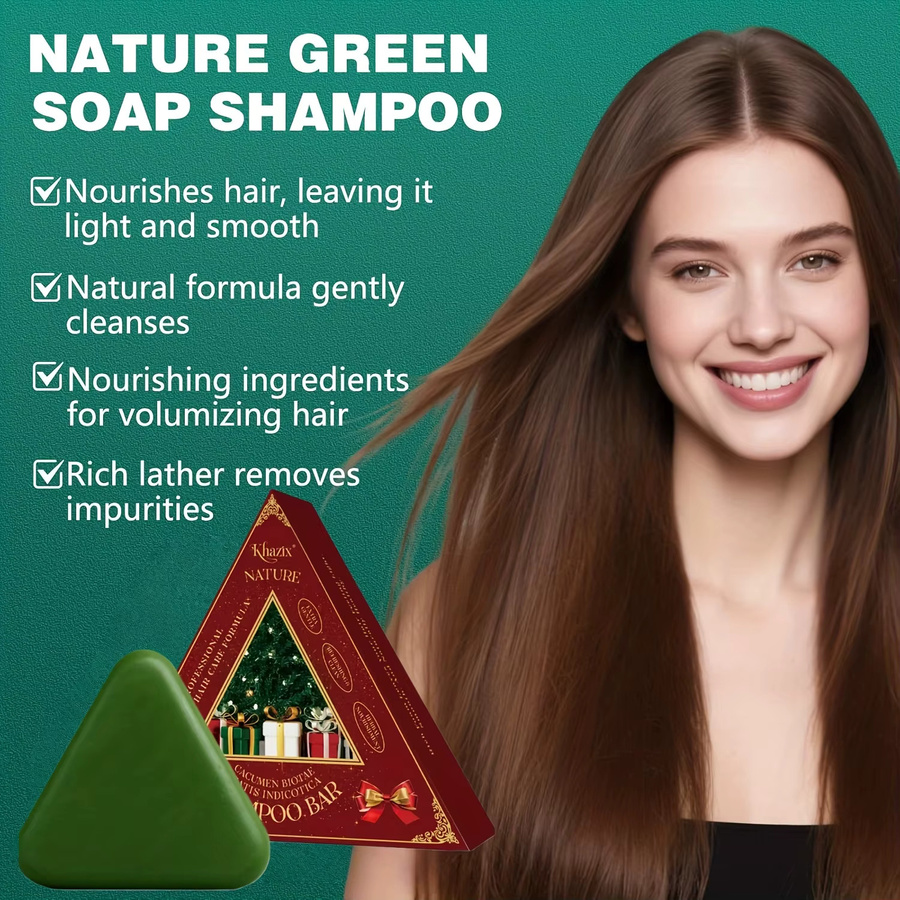 Kräuter-Shampoo-Seife, sanfte Reinigung, für alle Haartypen - Bild 3