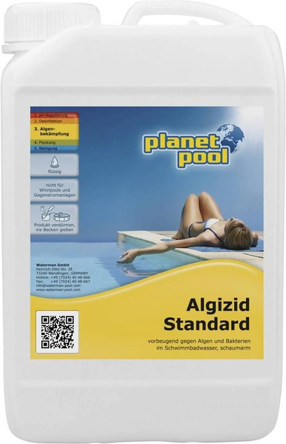 Planet Pool Algizid Standard flüssiges Algenprävention 3 Liter - Bild 1