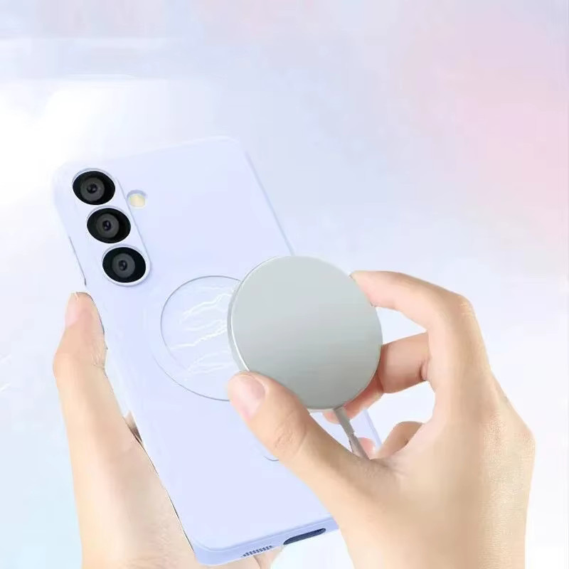 Jinitaimeik Flüssigsilikon Hülle mit MagSafe Wireless Charging für Samsung Galaxy S26 S25 S24 Ultra S23 S22 S21 FE A55 A35 A05 in Weiß - Bild 1