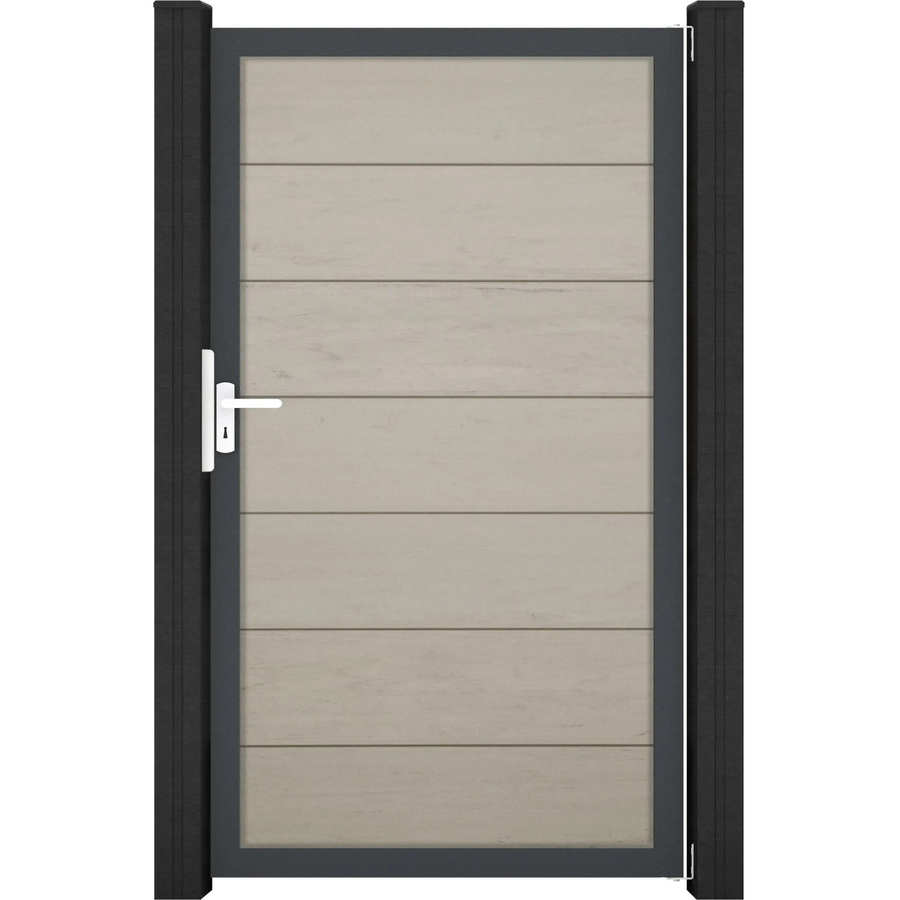 GroJaSolid Grande Tor Bi-Color Sand BPC Rahmen, Farbe: Sand, B/H: 100 x 180 cm - Bild 2