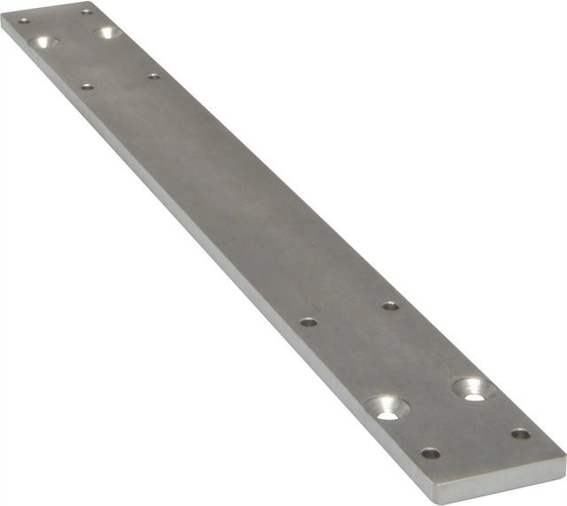 Simausrom Traverse ohne Lehne für Bankkufe aus Edelstahl Gebürstet Silber Breite: 51,0 cm - Bild 1
