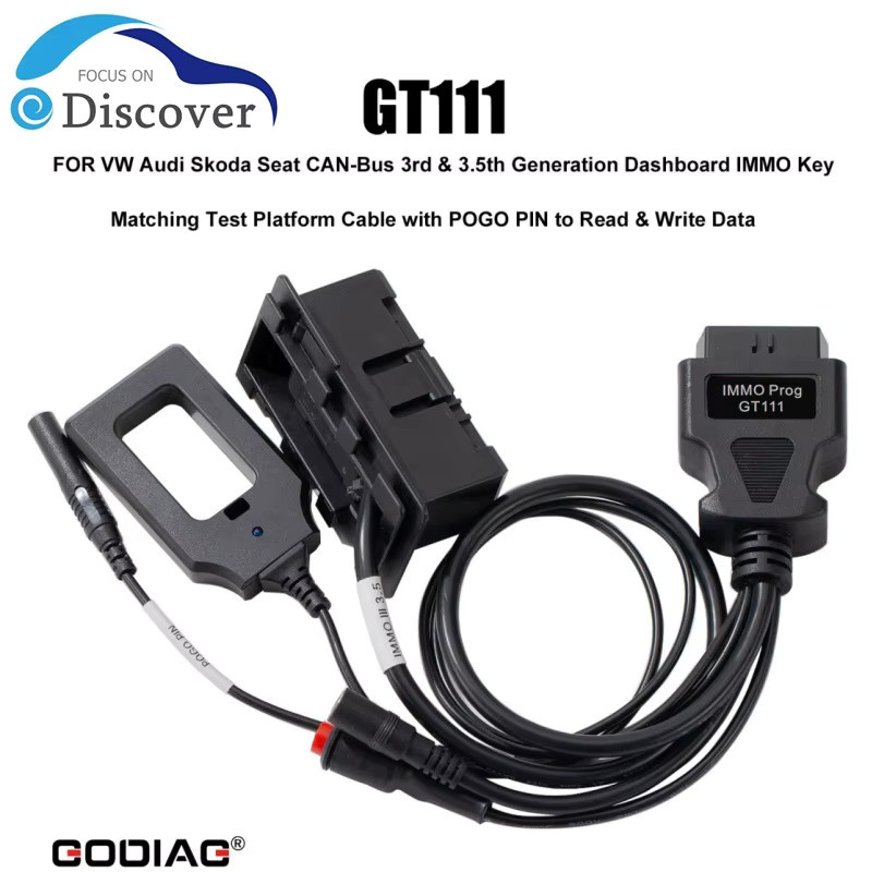 GODIAG VAG-Testplattformen Set GT112 K-Line, GT111 CAN-Bus und GT110 CAN-Bus UDS mit Pogo-Pin für VAG 2./3.5th/4. Generation - Bild 3