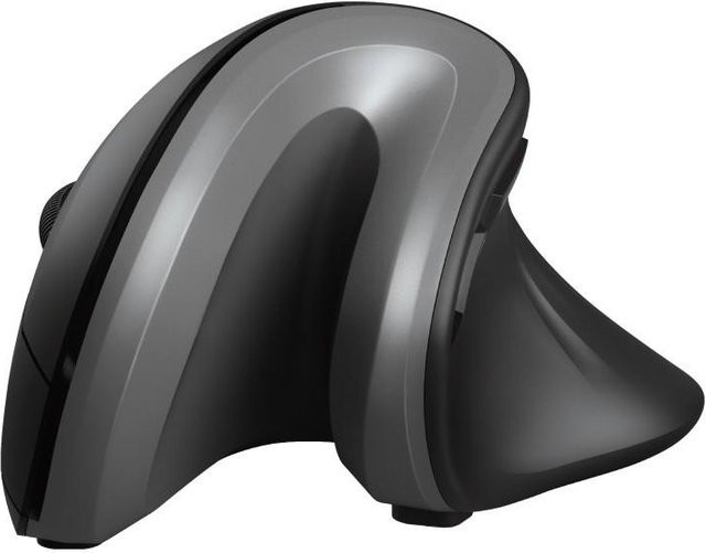 Ergonomische kabellose Maus von KATOMIX in Schwarz - Bild 1