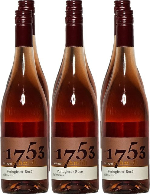 Weingut Schmidt Portugieser, halbtrocken, Roséwein, 2025, 6 x 0,75 l - Bild 1