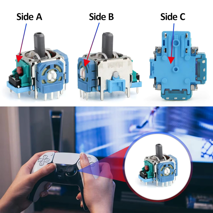 ALPS 3D-Joystick Ersatzteil für PS5-Gamepads der Sony PlayStation 5 - Bild 5
