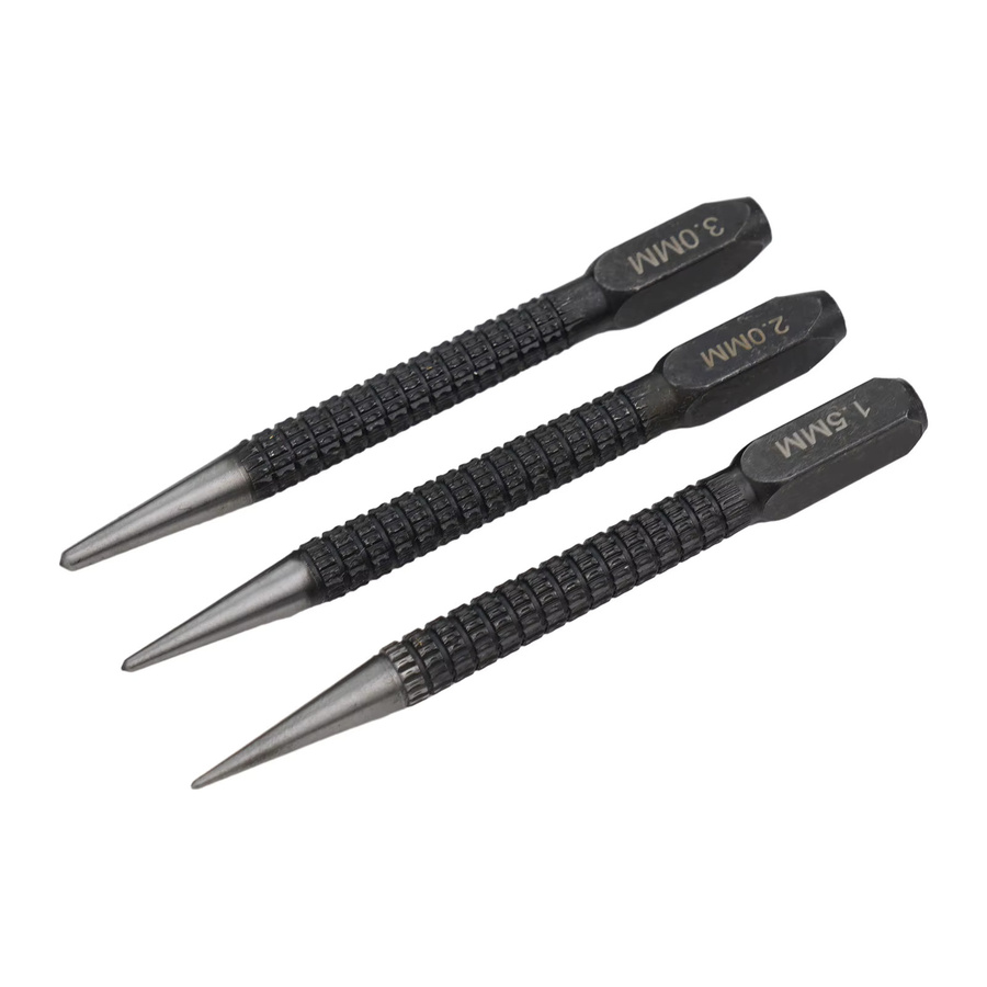 Vibratite Markierwerkzeug aus Edelstahl für Metall und Holz, Durchmesser: 1,5 mm, 2 mm und 3 mm - Bild 2
