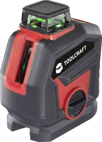 TOOLCRAFT Kreuz- und Punktlinienlaser mit grünem Laser, selbstnivellierend, 360° Laser, Reichweite bis 30 m - Bild 1