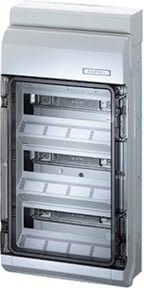 Hensel Automatengehäuse KV 3536 Verteilungskasten 36TE in Grau und Transparent mit IP54 Schutzart - Bild 1