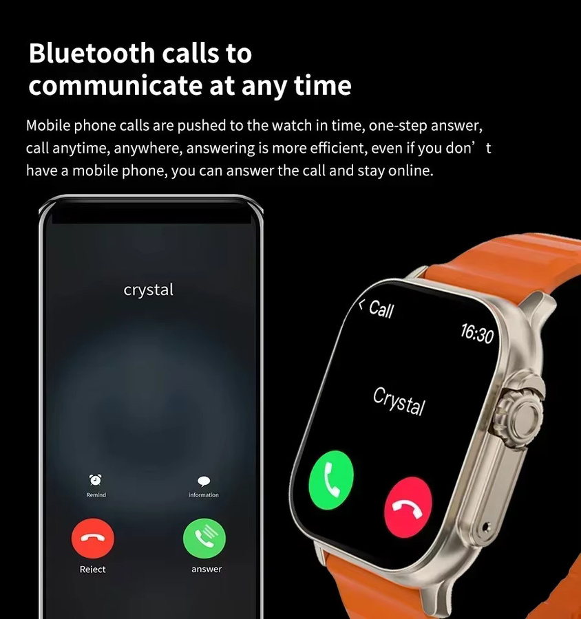 OLPAY Smartwatch, Schwarz, Silikon, Unisex, Wasserdicht - Bild 5