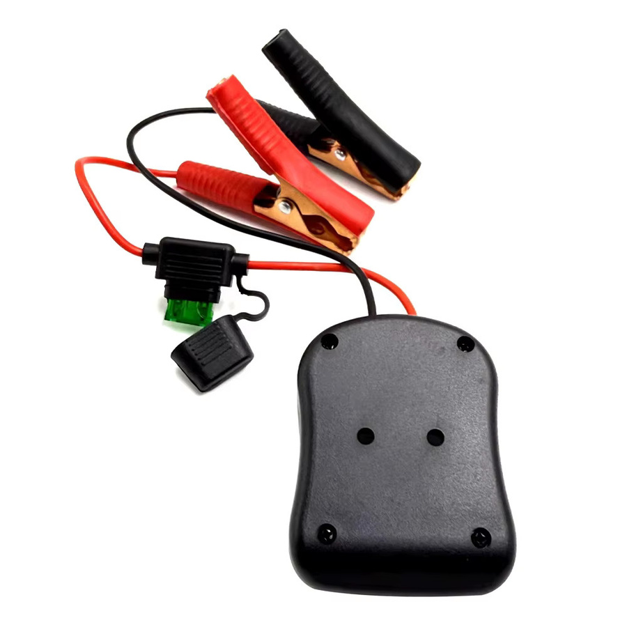 Lithium-Batterie Notstromversorgung Kit mit Sicherung für Makita, DeWalt und Milwaukee 18V, Farbe: Rot - Bild 3