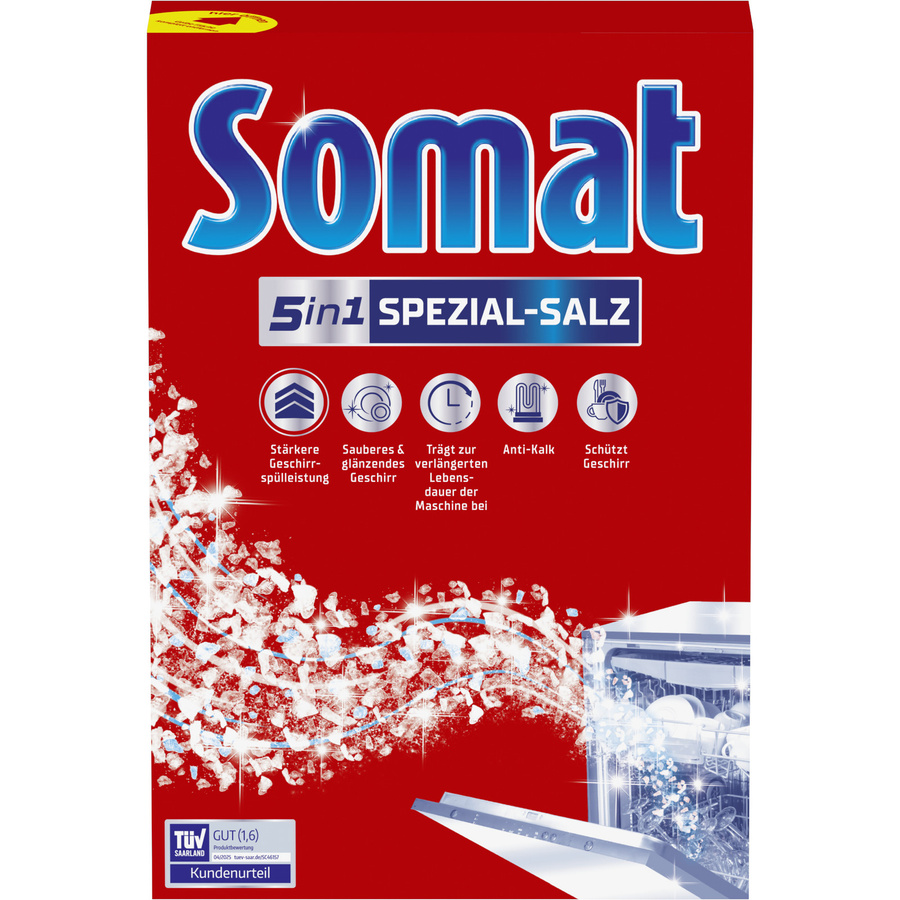 Somat Spülmaschinensalz Spezial 5in1 Antikalk-Aktiv, 1,2 kg - Bild 2