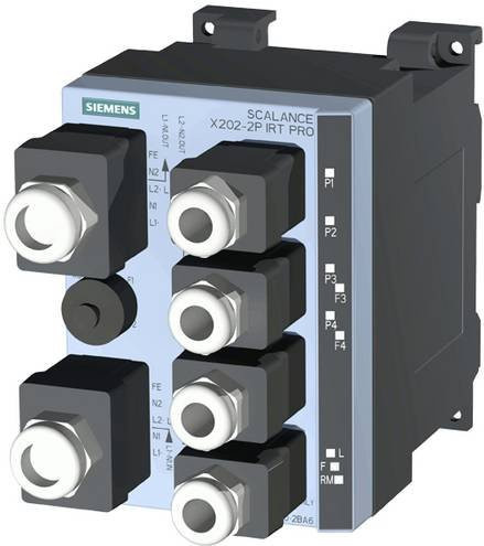 Siemens 6GK5202-2JR10-2BA6 Industrial Ethernet Switch, 100 Mbit/s, Grau - Bild 1