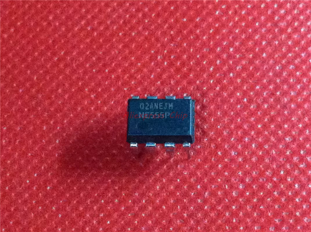10er Set CazenOveyi NE555P NE555N Timer IC Chips im DIP-8 Gehäuse in Schwarz - Bild 2