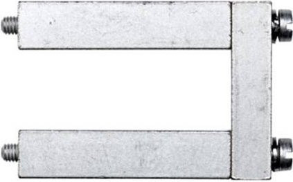 5 Stück Weidmüller Querverbinder WQV 120/2 aus Messing in Silber - Bild 1