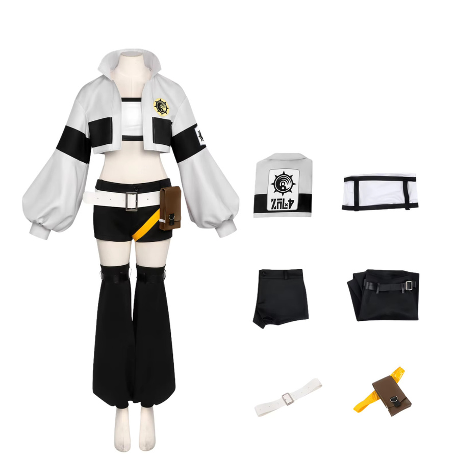 Gachiakuta Riyo Cosplay Kostüm mit Perücke, Komplett-Outfit - Bild 4