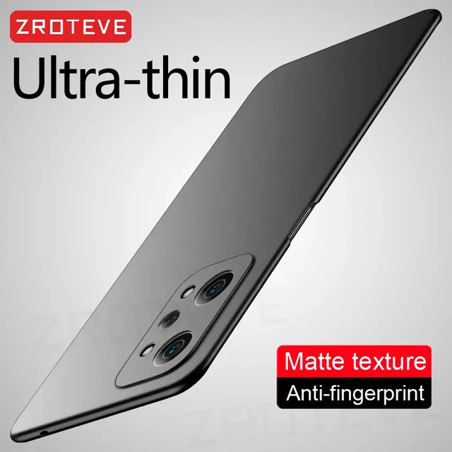 ZROTEVE Slim Matte Schutzhülle aus hartem PC für Oppo Realme GT Neo 2 3 3T Pro 5G in Schwarz - Bild 1