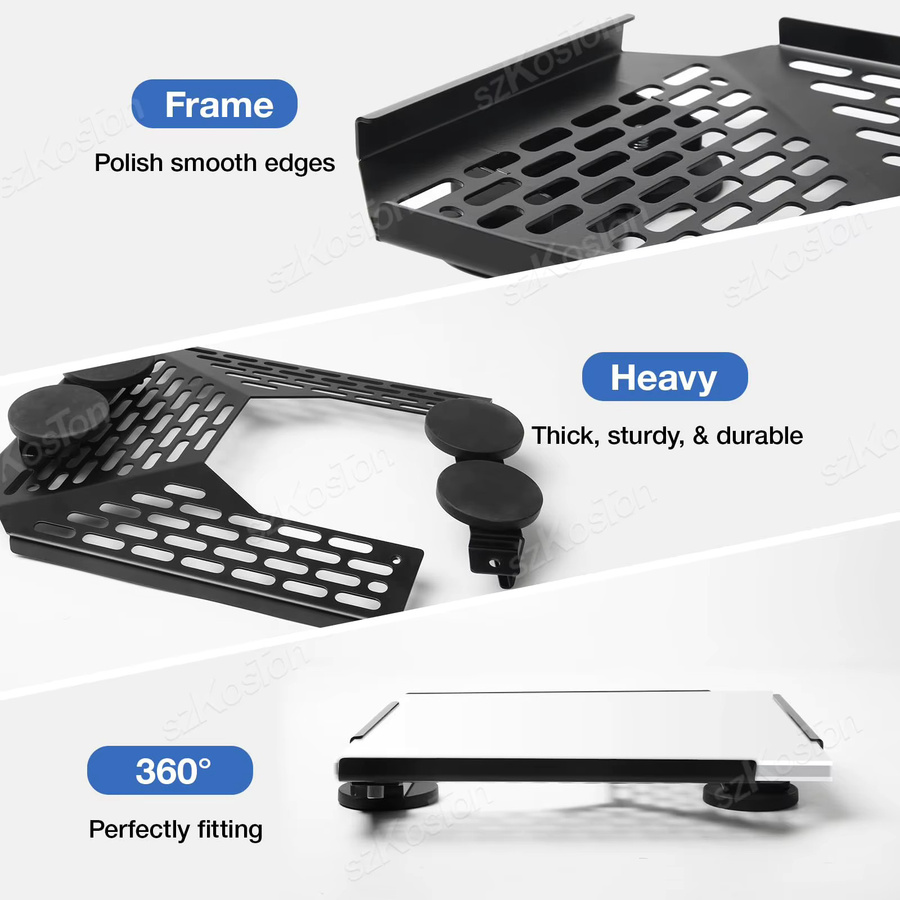 SZKOSTON Schnellverschluss-Dachhalterung für Starlink Mini, magnetisches flaches Montageset in Schwarz, Zubehör für Auto, Wohnmobil, SUV und Boot - Bild 3