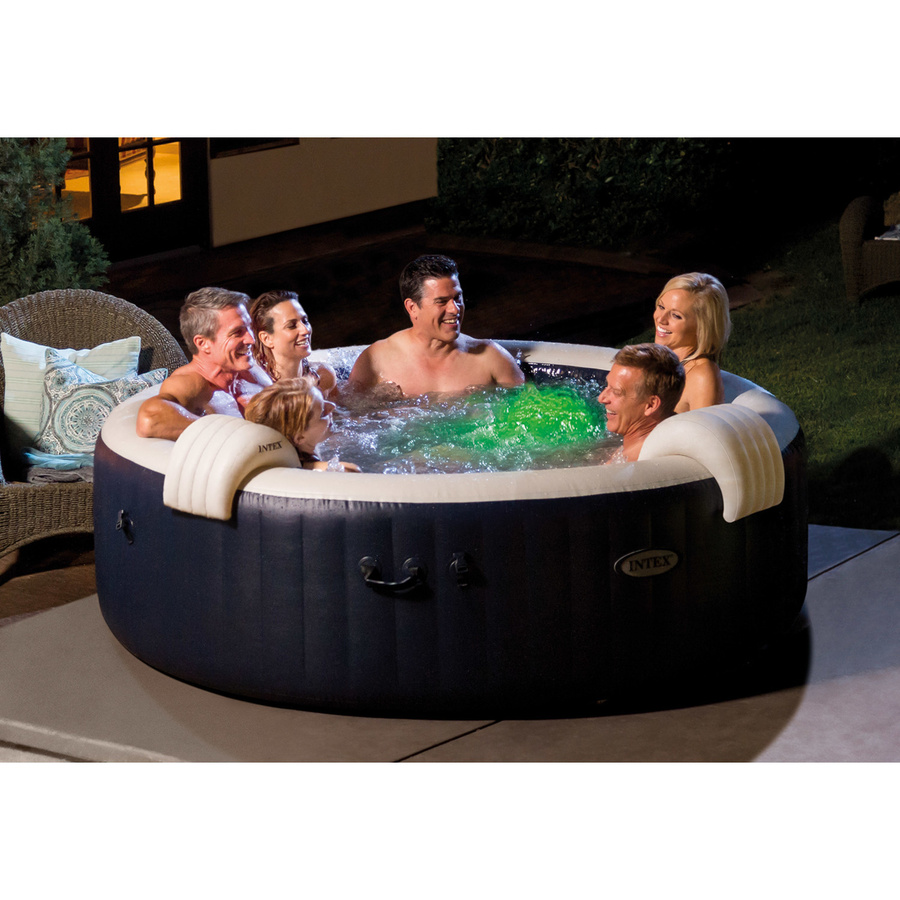 Intex Pure Spa Plus Whirlpool mit Bubble Massage, Durchmesser: 216 cm, Höhe: 71 cm - Bild 4