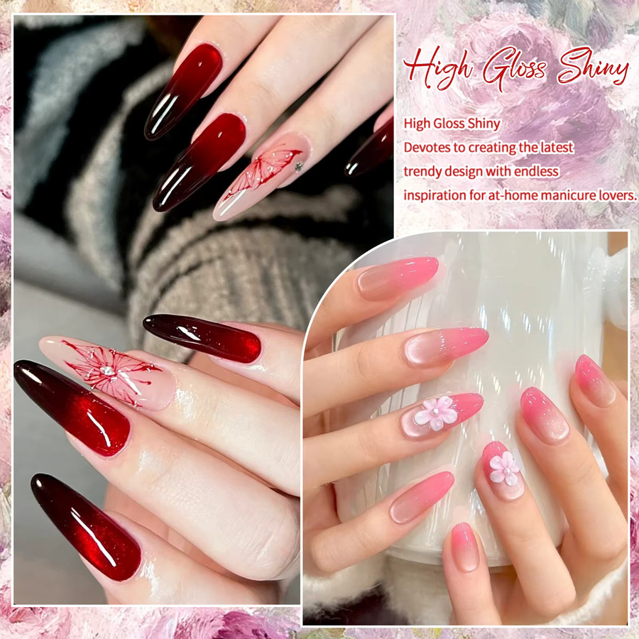 Meet Across Nagelgel-Set, 9 Farben, Glänzend, Unisex - Bild 3