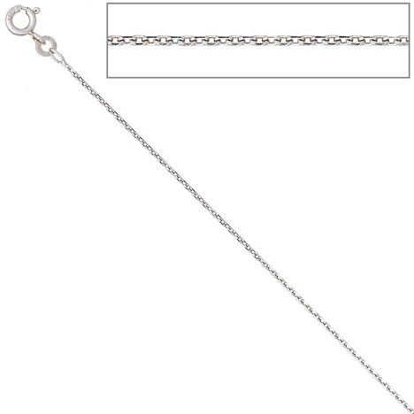 Colfem Ankerkette 333 Weißgold, 36 cm, Unisex - Bild 1