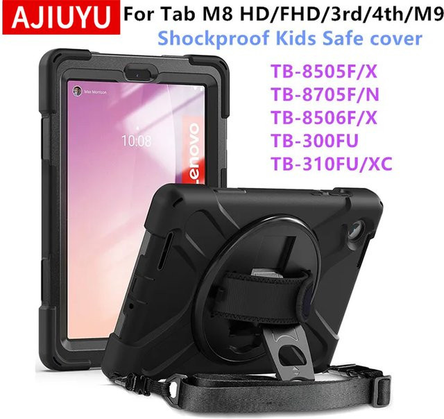 Schutzhülle für Lenovo Tab M8 FHD 8.0 TB-8705F und Tab M8 HD TB-8505F 8506F in Schwarz - Bild 1