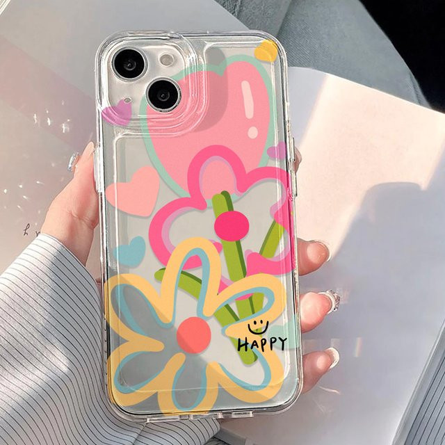 Handyhülle mit Blumenmuster für Samsung Galaxy Modelle in Multicolour - Bild 1