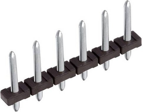 PTR Hartmann Stiftleiste Standard in Schwarz mit 8 Polen und 5mm Rastermaß - Bild 1