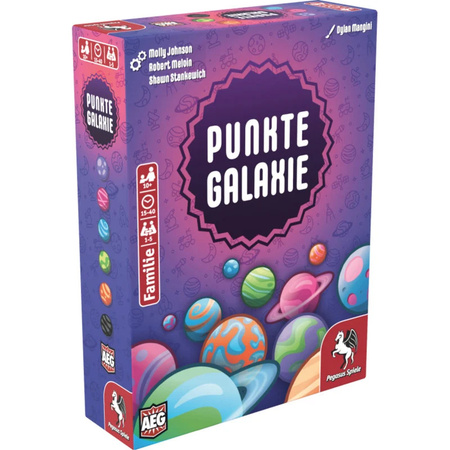 Pegasus Punktegalaxie, Gesellschaftsspiel, Weltraum, Legespiel, ab 8 Jahren
