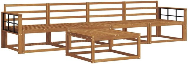 vidaXL Outdoor-Sofagarnitur 5-teilig aus Massivholz Akazie in Braun - Bild 1