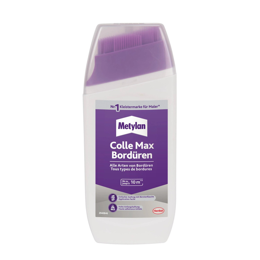 Metylan Bordüren Kleber Dispersion für Tapeten aus Papier und Vlies, 250 g - Bild 2