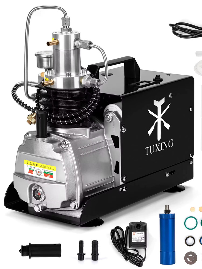 TUXING Elektrischer PCP Hochdruck-Kompressor 300 Bar 4500 Psi für Tauchtanks und PCP Gewehre 220V TXES021 - Bild 9
